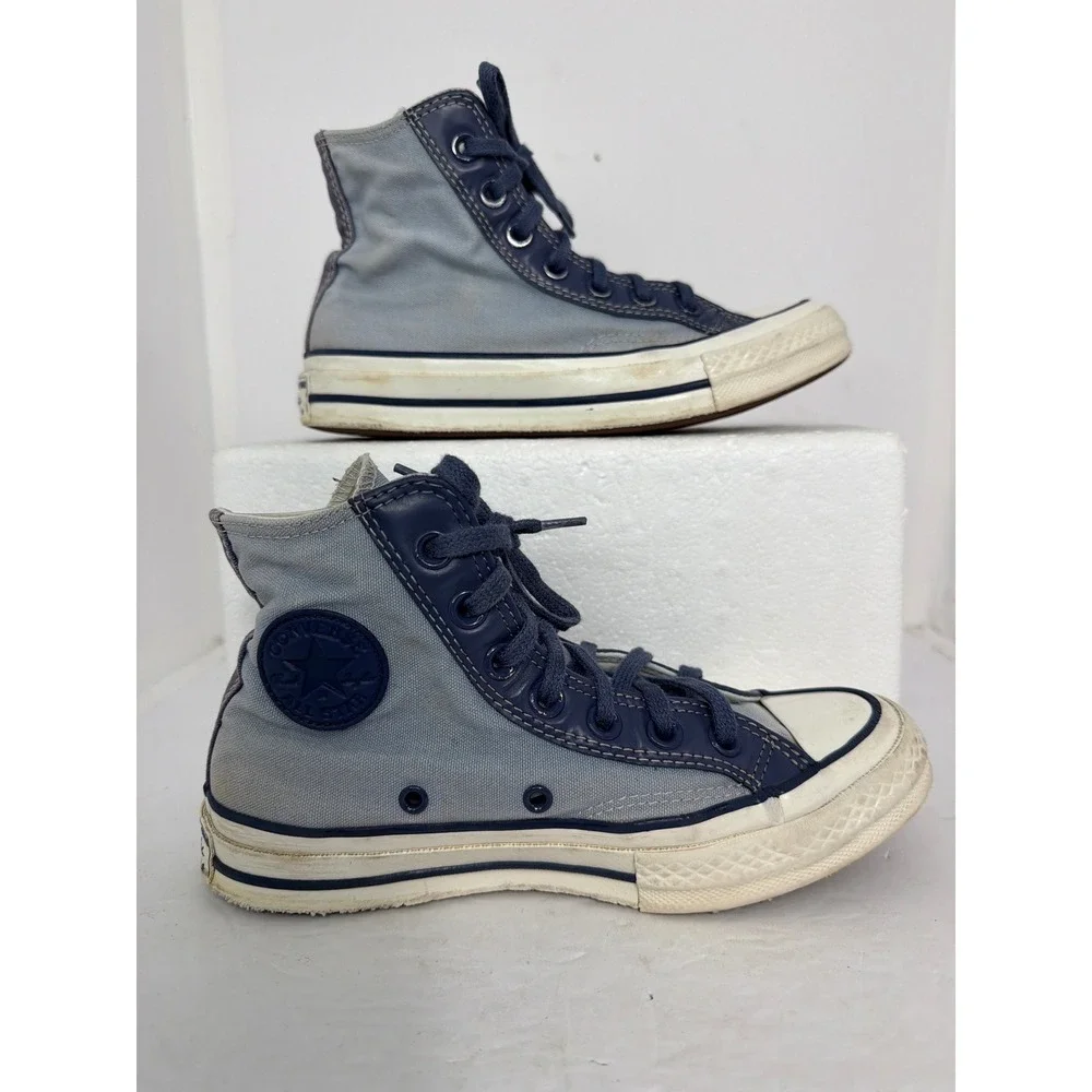 Converse Chuck Taylor All Star High Top Blue Canvas Sneakers Kids 3.5 159451C